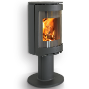 OHREJTESE.CZ nabízí: Moderní litinová krbová kamna JOTUL F 483 - černý lak