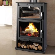 OHREJTESE.CZ nabízí: Krbová kamna s troubou BRONPI SUIZA INOX 