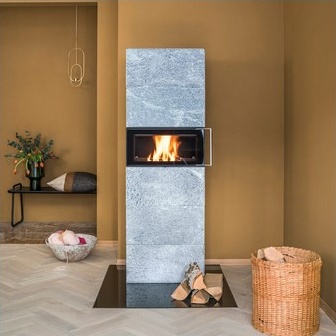 OHREJTESE.CZ nabízí: Moderní norská akumulační krbová kamna NORSK KLEBER DOMINO